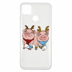Чехол для Xiaomi Redmi 9c Pigs - PrintSalon