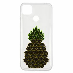 Чехол для Xiaomi Redmi 9c Pineapple cat - PrintSalon