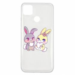 Чехол для Xiaomi Redmi 9c Rabbits In Love