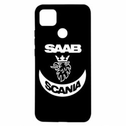 Чехол для Xiaomi Redmi 9c Scania SAAB logo - PrintSalon