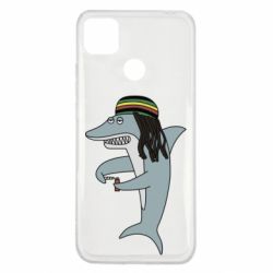Чехол для Xiaomi Redmi 9c Shark Rastaman - PrintSalon