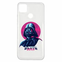 Чехол для Xiaomi Redmi 9c Synthwave Darth Vader - PrintSalon