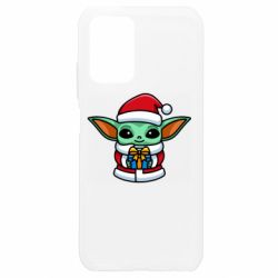 Чехол для Xiaomi Redmi Note 10 4G/10s Grogu Santa Claus - PrintSalon