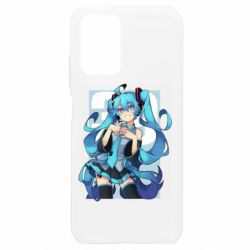 Чехол для Xiaomi Redmi Note 10 4G/10s Hatsune Miku art - PrintSalon