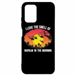 Чехол для Xiaomi Redmi Note 10 4G/10s I love the smell napalm, in the morning - PrintSalon