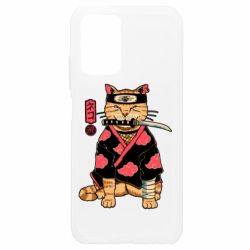 Чехол для Xiaomi Redmi Note 10 4G/10s Japanese Akatsuki cat - PrintSalon