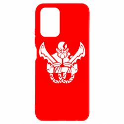 Чехол для Xiaomi Redmi Note 10 4G/10s Kratos silhouette - PrintSalon