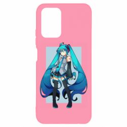 Чехол для Xiaomi Redmi Note 10 4G/10s Miku art - PrintSalon