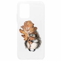 Чехол для Xiaomi Redmi Note 10 4G/10s Осенний ежик