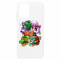 Чехол для Xiaomi Redmi Note 10 4G/10s Персонажи FNAF - PrintSalon