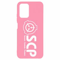Чохол для Xiaomi Redmi Note 10 4G/10s SCP logo text - PrintSalon
