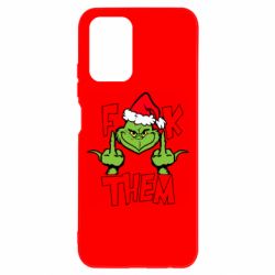 Чехол для Xiaomi Redmi Note 10 4G/10s The grinch f*ck them - PrintSalon