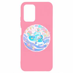 Чехол для Xiaomi Redmi Note 10 4G/10s Ultra cute shark - PrintSalon