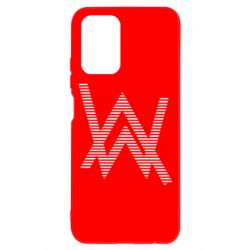 Чехол для Xiaomi Redmi Note 10 4G/10s Alan Walker logo stripes - PrintSalon