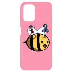 Чехол для Xiaomi Redmi Note 10 4G/10s Brave bee - PrintSalon
