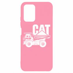 Чехол для Xiaomi Redmi Note 10 4G/10s CAT logo and truck - PrintSalon