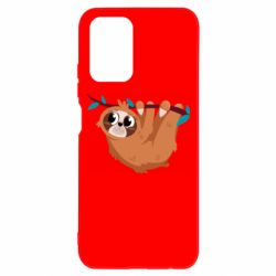 Чехол для Xiaomi Redmi Note 10 4G/10s Cute sloth - PrintSalon