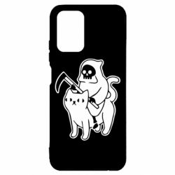 Чохол для Xiaomi Redmi Note 10 4G/10s Death and cat - PrintSalon