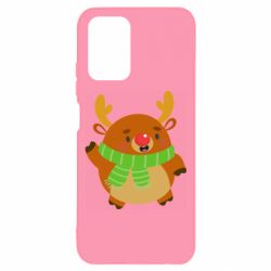 Чехол для Xiaomi Redmi Note 10 4G/10s Deer in a scarf - PrintSalon