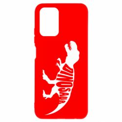 Чохол для Xiaomi Redmi Note 10 4G/10s Dinosaur text - PrintSalon
