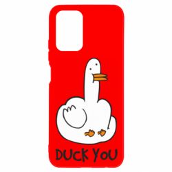 Чехол для Xiaomi Redmi Note 10 4G/10s Duck you - PrintSalon