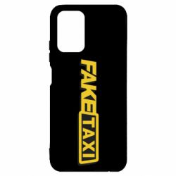 Чехол для Xiaomi Redmi Note 10 4G/10s Fake taxi logo 2 - PrintSalon