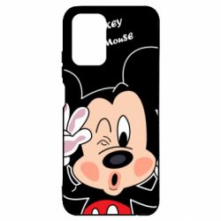Чехол для Xiaomi Redmi Note 10 4G/10s Mickey Kiss - PrintSalon