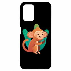 Чехол для Xiaomi Redmi Note 10 4G/10s Monkey. Fuck You - PrintSalon