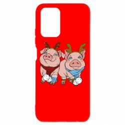 Чехол для Xiaomi Redmi Note 10 4G/10s Pigs - PrintSalon