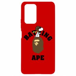 Чехол для Xiaomi Redmi Note 10 Pro A bathing ape peanuts - PrintSalon
