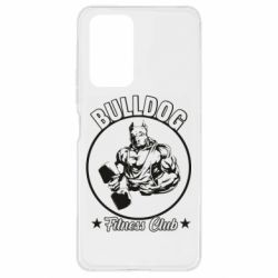 Чехол для Xiaomi Redmi Note 10 Pro Bulldog Fitness Club - PrintSalon