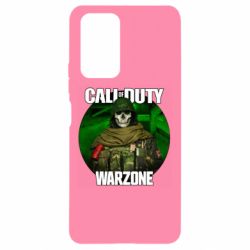 Чехол для Xiaomi Redmi Note 10 Pro Call of duty Warzone ghost green background - PrintSalon