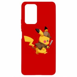 Чехол для Xiaomi Redmi Note 10 Pro Cute Detective Pikachu - PrintSalon