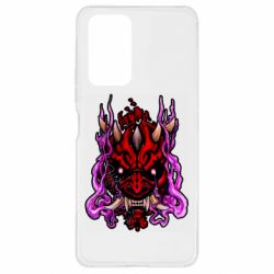 Чехол для Xiaomi Redmi Note 10 Pro Darth Maul Japanese mask - PrintSalon