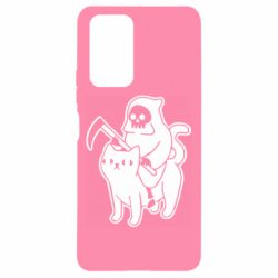 Чохол для Xiaomi Redmi Note 10 Pro Death and cat - PrintSalon