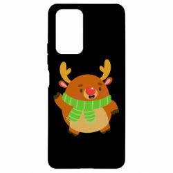 Чехол для Xiaomi Redmi Note 10 Pro Deer in a scarf - PrintSalon