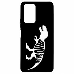 Чохол для Xiaomi Redmi Note 10 Pro Dinosaur text - PrintSalon