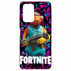 Чехол для Xiaomi Redmi Note 10 Pro Fishstick With A Gun - PrintSalon