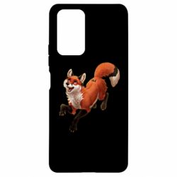 Чехол для Xiaomi Redmi Note 10 Pro Fox in flight - PrintSalon