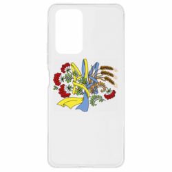 Чохол для Xiaomi Redmi Note 10 Pro Герб колоски і калина - PrintSalon