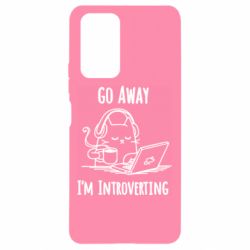 Чехол для Xiaomi Redmi Note 10 Pro Go away i'm introverting - PrintSalon