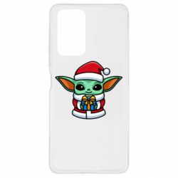 Чехол для Xiaomi Redmi Note 10 Pro Grogu Santa Claus - PrintSalon