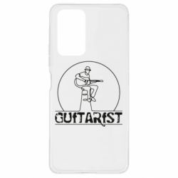 Чехол для Xiaomi Redmi Note 10 Pro Guitar player. - PrintSalon