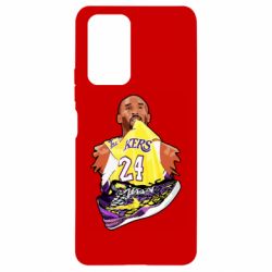 Чехол для Xiaomi Redmi Note 10 Pro Kobe Bryant and sneakers - PrintSalon