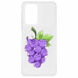 Чехол для Xiaomi Redmi Note 10 Pro Кот-виноград - PrintSalon