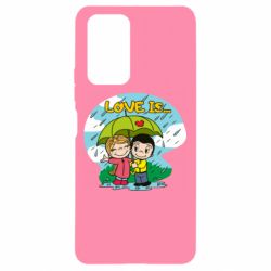 Чехол для Xiaomi Redmi Note 10 Pro Love is ... in the rain - PrintSalon