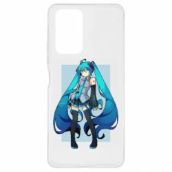 Чехол для Xiaomi Redmi Note 10 Pro Miku art - PrintSalon