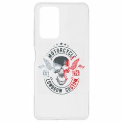 Чехол для Xiaomi Redmi Note 10 Pro Moto skull - PrintSalon