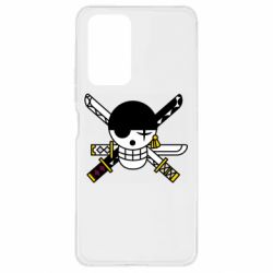 Чехол для Xiaomi Redmi Note 10 Pro One Piece Zoro logo - PrintSalon