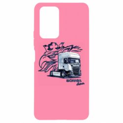 Чехол для Xiaomi Redmi Note 10 Pro Scania watercolor art - PrintSalon